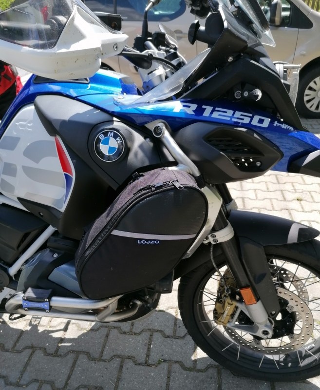 Brašničky na originál padací rám BMW R 1250 HP