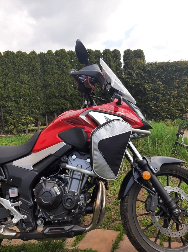 Brašny na padací rámy Honda CB 500XA 2020, asi originál rámy
