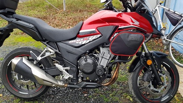 Brašny na padací rám Honda 500 X