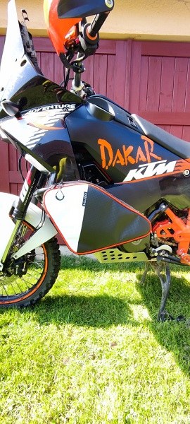 Brašničky na padací rám KTM 990 + 950 originál
