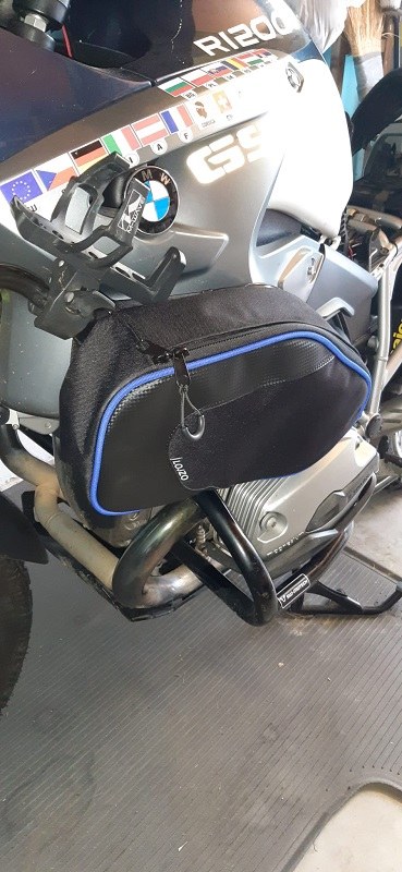 Brašny na padací rám SW Motech BMW GS vzduch 2009