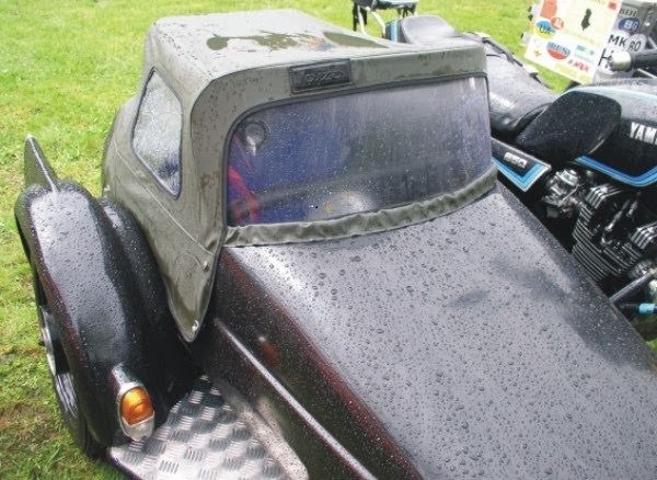 Plachty na sajdy k motorkám – různé druhy, pouze na objednávku