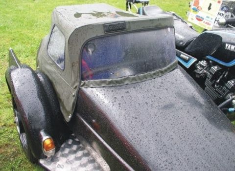 Plachty na sajdy k motorkám – různé druhy, pouze na objednávku